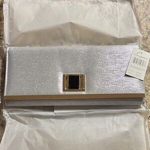 Elegant Silver and Gold Clutch